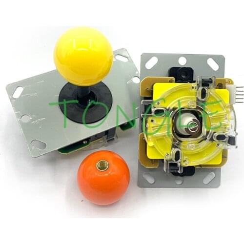 Free Shipping Arcade Classic Joystick 4 Way 5pin DIY Game Joystick Red Ball Fighting Stick Replacement Parts For Arcade Jamma