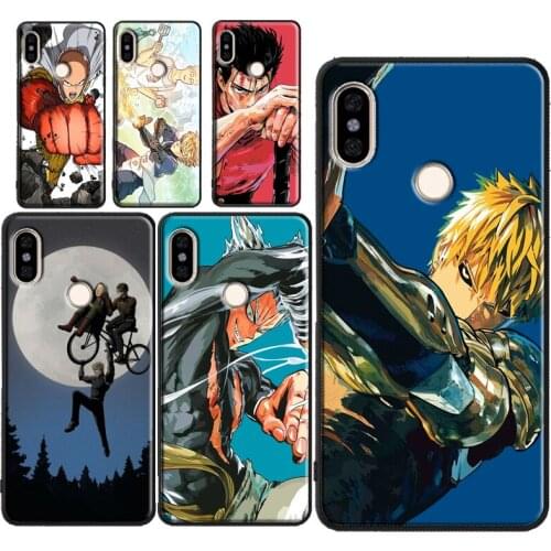 One Punch Man Anime Case For Xiaomi Redmi Note 10 Pro Cover For Redmi Note 9 Pro 8 8T 9S 9A 9C 9T Bumper Coque
