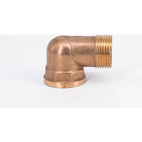 DN20 G 3/4" BSP Male x Female Elbow Brass Pipe Fitting Connector Coupling Adapter Length 50.6mm