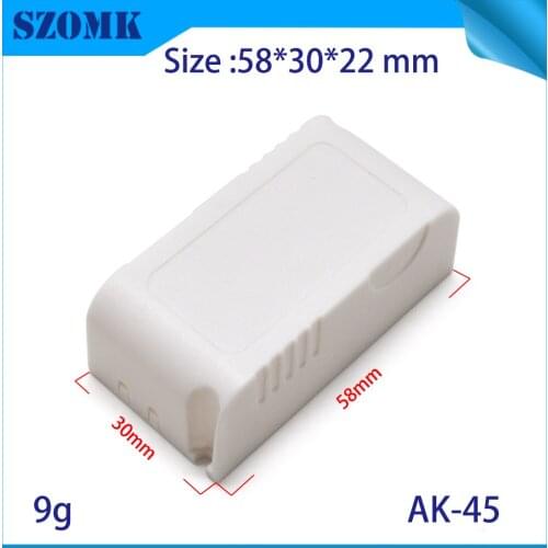 4pcs 58*30*22 cost saving abs white fire resistance plastic LED supplying enclosure electronic controller junction box