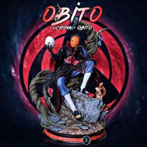 32cm Anime Naruto Action Figures Shippuden Gk Uchiha Obito Statue PVC Collection Movie Model Toys Statue Gifts for Kids Adult