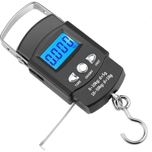 50kg Digital Travel Fish Luggage Postal Hanging Hook Electronic Weighing Scale Multipurpose Equipment With Electronic Display