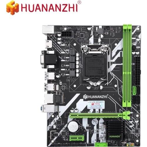 HUANANZHI B75-PLUS Motherboard For Intel LGA 1155 i3 i5 i7 E3 DDR3 1600MHz 16GB SATA3.0 USB3.0 PCI-E VGA HDMI-Compatible M-ATX