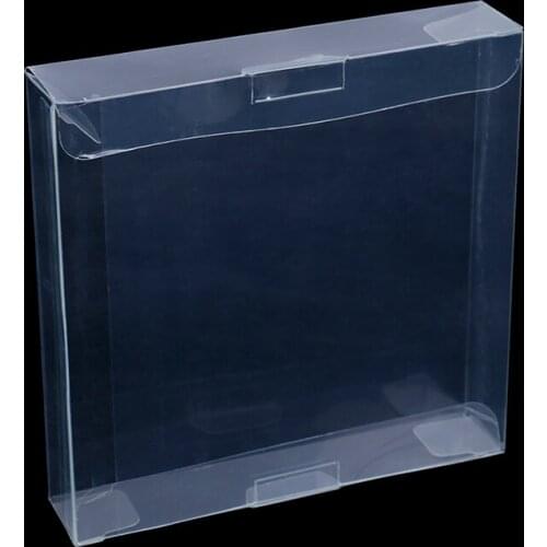 Hot 10PCS/lot for GB GBA GBC Box Clear Plastic Box Protectors Sleeve Video Game Boxed