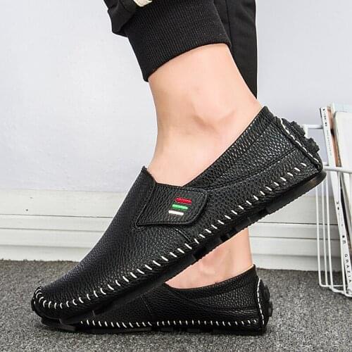 White Shoes Men Summer Shoes Men Sneakers Leather Male Mens Spring Casual Man Autumn For Fashion Schoenen Mannen Moccasins