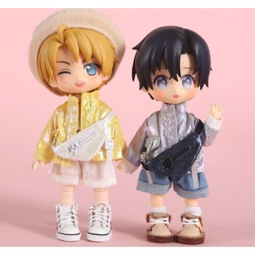 Ob11 baby clothes toy accessories bright slant span bag waist bag Molly baby clothes round girl head 12 points BJD