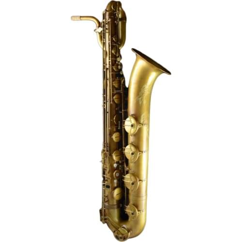 Professional use Tone Eb Unlacquer color Baritone Saxophone