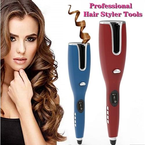 Hair Curling Iron Crimp Automatic Hair Curler Hair Styler Hair Waver Styling Tools Hair Corrugated Iron Curlers Hair for Woman