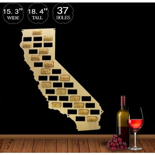 U.S. State of Hawaii Wine Cork Wall Display Map Personalized Hawaii Shaped Home Decor Handcrafted Wooden Hawaii Island Wall Art