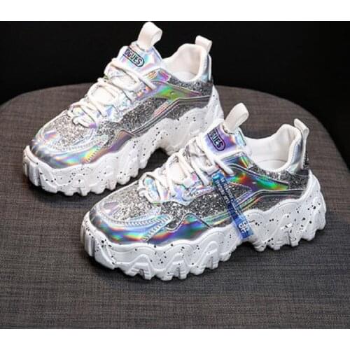 Womens shoes Korean version of Harajuku 2020 autumn new wild casual sports shoes students thick bottom increased shoes