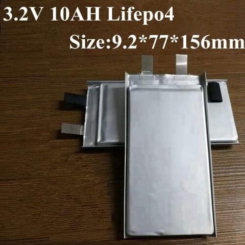 12pcs Lifepo4 Battery 10ah 3.2v Cell Lifepo4 10Ah 10000mah High Drain 30A for Diy Lifepo4 36v 10ah Battery Pack Power Tool Ebike