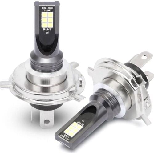 2Pcs H4 H7 LED Car Headlight Fog Light Kit 6000K 12W H1 H11 9005 H8 H11 LED Bulbs Car Accessories