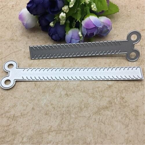 2pcs/Set Strip frame decorationMetal Cutting Dies For DIY Scrapbooking Album Embossing Paper Cards Decorative Crafts