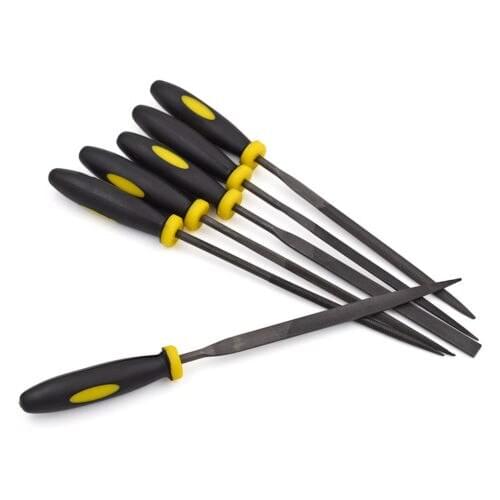 6pcs Mini Wood Rasp Assorted Files Set Carpentry Filing Tool 5x180mm 4x160mm 3x140mm