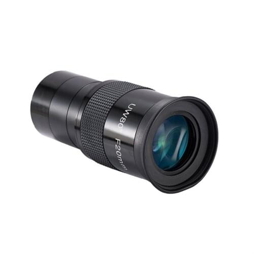 Agnicy Astronomical Telescope HD 2 Inches 80 Degree Super Wide Angle 20mm Eyepiece Metal Deep Space Landscape FMC Eyepiece