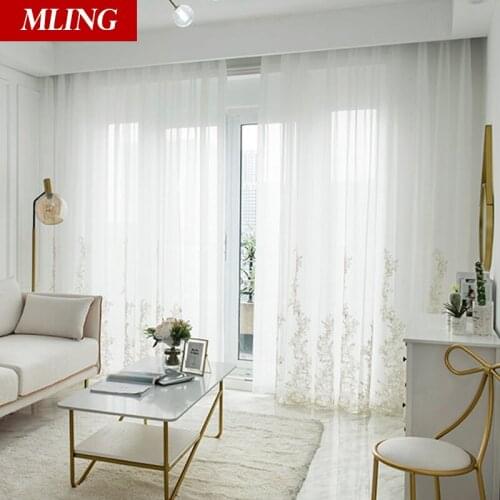 Japan Style White Sheer Curtains for Living Room On Windows Curtains In The Bedroom Home Decoration Tulle for Cortinas In Hall