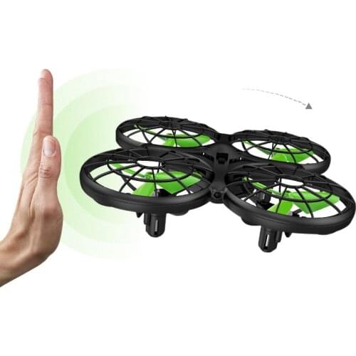 Gesture sensing flight Drones quadcopter Dron 360Degree Scrolling Automatic obstacle avoidance MiNi Drone Helicopter kids Toys