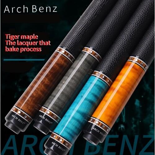 ARCH BENZ A1-6 Large Tip Billiards Cue Chinese Black Eight Black Eight Nine American Eight Pool Cue