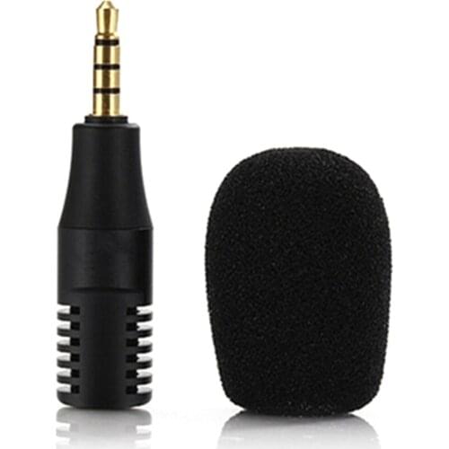 Mini Stereo Digital Microphone with 3.5mm TRRS Plug TRS Plug for Smartphone Mobile Phone