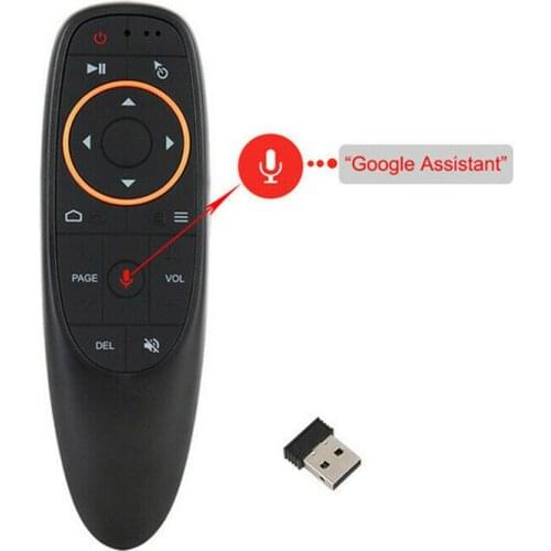 G10 Voice Remote Control 2.4G Wireless Air Mouse Microphone Gyroscope IR Learning for Android tv box