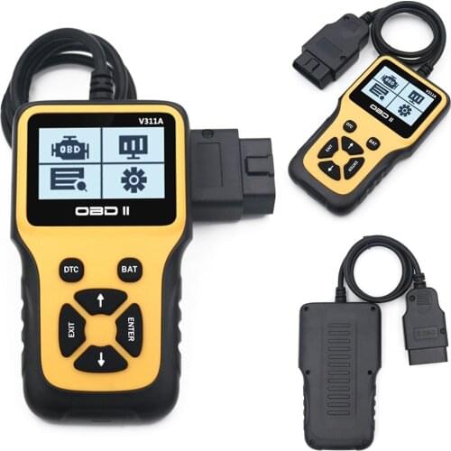 Car Repair Tool V311A Professional Car Auto OBD OBD2 ELM327 Code Reader Scanner Diagnostic Tool 128 x 64 Pixel Display Scan Tool