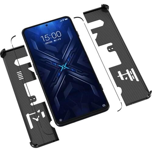 Creative Metal Mechanical Phone Case Shockproof Protective Back Cover Shell for Black Shark 4/4 Pro Phone Accessories