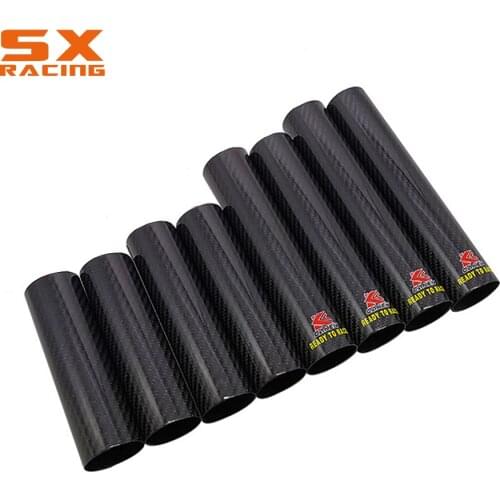 Motorcycle 45-52MM Adjustable Carbon Fiber Front Fork Shock Cover Guard For KTM EXC SX XC XCF XCW XCFW 125 150 250 350 450 530