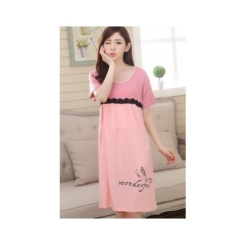 2019 New summer style Nightgown Nightdress pijama Ladies Sleepwear Women nightwear AZ783