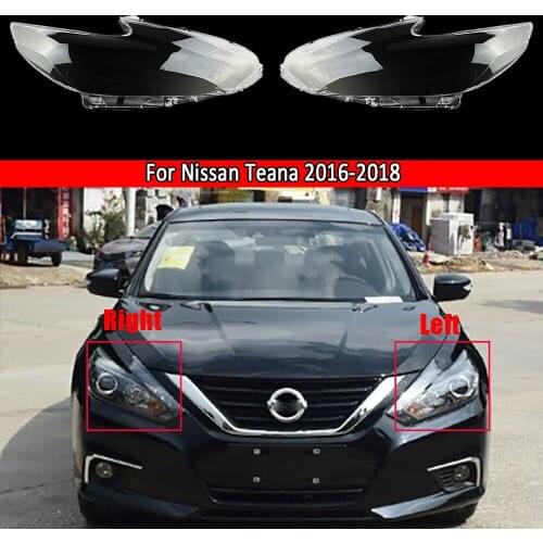 Car Front Headlight Cover Auto Headlamp Lampshade Lampcover Head Lamp light glass Lens Shell For Nissan Teana 2016 2017 2018