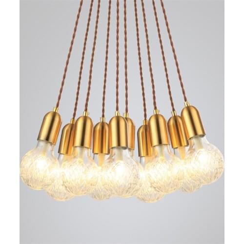 Modern Creative Art Pendant Lights Kitchen Dinning Bar Shop Hanging Lamp Glass Ball Bulb Pendant Lamps Bedroom Bedside Droplight