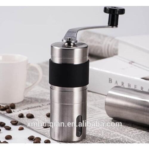 Hand metal food cocoa bean mini manual coffee grinder