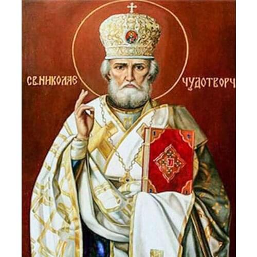 SHANSHIYOUPIN 5D DIY Diamond Painting Men Religion Icons Diamond Embroidery Cross Stitch Full Diamond Mosaic Home Decor