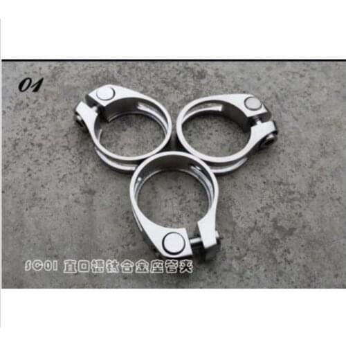 Bicycle Titanium Alloy Seatpost Holder Clip Bike Ti Seat Post Clamp 31.8/34.9mm