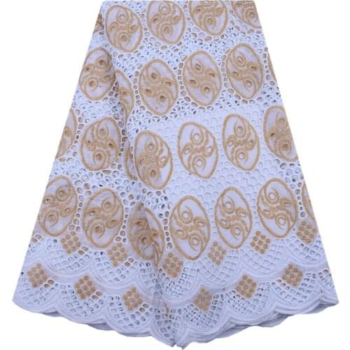 Zhenguiru High Quality Cotton African Lace Fabric Swiss Voile Lace Fabric Mesh Nigeria Fabric For Women Party And Wedding A2016