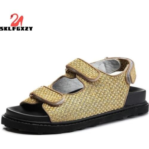 2021 Summer Womens Sandals Gladiator Roman Style Sports and Casual Sandals Med (3cm-5cm) Polyester