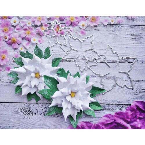 3Pcs Flowers Craft Metal Cutting Dies Stencil Scrapbooking Template Photo Album Cards Paper Embossing DIY Dies Cut Die 2021