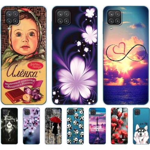 For Samsung A12 Case 6.5 inch Soft Silicon Tpu Back Phone Cover For Samsung Galaxy A12 Galaxy A12 A 12 SM-A125F a125 Bag Bumper