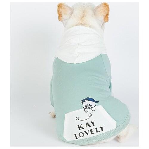 French Bulldog Hoodies Dog Clothes for Small Dogs Pet Chihuahua Clothing Outfit for Pug Cute Bear Pattern Puppy Costume XS-2XL