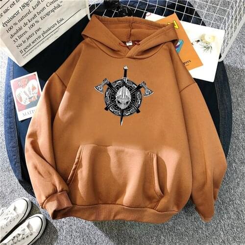 Hot Sale Warm Brand Men Hoodie Odin Vikings Movie Cool Printed Sportwear Comfortable Casual Mens Hoodies Oversized Soft Hoody