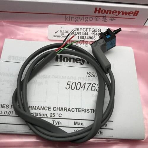 Honeywell 26PCFFG5G PRESSURE20PC26PC 100PSI Pressure Sensor ±100PSI (±689.48kPa) Compound Male - 0.14" (3.56mm) Tube 0 mV ~ 100