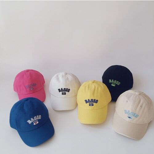 Toddler Baby Kids Cap Spring Autumn Embroidery Letter Boys Girls Children Baseball Caps Outdoor Casual Hip-hop Snapback Hats