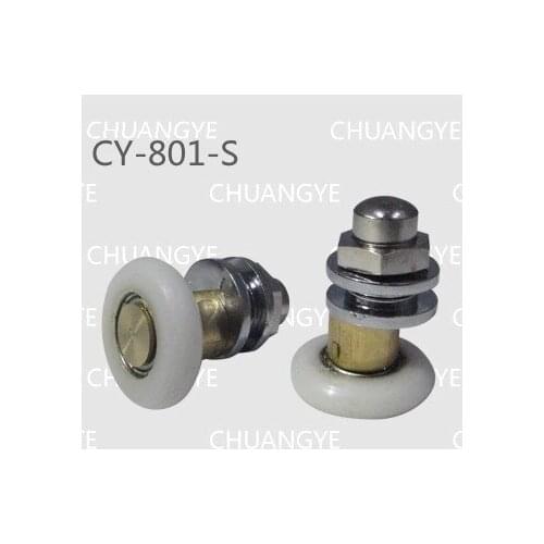 Shower door wheel Bathroom accessories glass hardware shower room copper pulley bearings