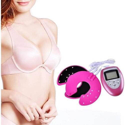 Breast Massager Chest Tight Breast Enlargement Pulse Electronic Chest Massage Muscle StimulationRelieve Pain Women Health Care