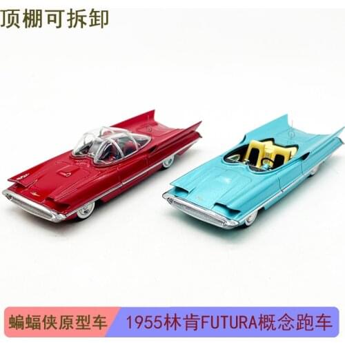 NEW HRN-MODEL 1/64 Lincoln FUTURA Concept 1955 Resin convertible batmobile prototype collection limited 399pcs model car