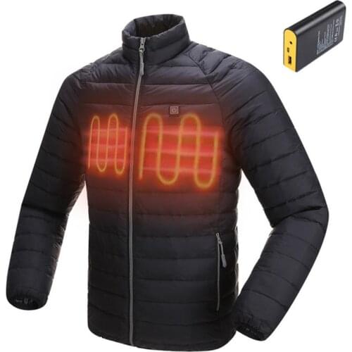 Mounchain Man Women Heating hiking Jacket Riding Warm S-XXL Carbon Fiber Down Jacket Outdoor Warmth Wear with or no battery