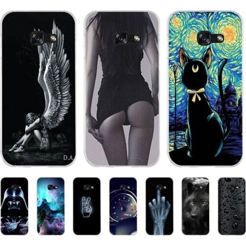 Soft Case For Silicone Back Cover For Cute Phone Cases Cover Bumper for Samsung Galaxy A3 A5 2015 2016 2017 A6 Plus 2018 case