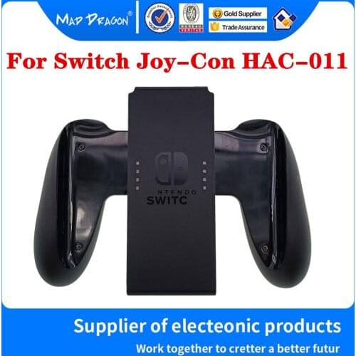 New original black Handle controller Comfort Grip For Nintendo Switch Joy Con Grip HAC-011 Charging Grip (Bulk Packaging)