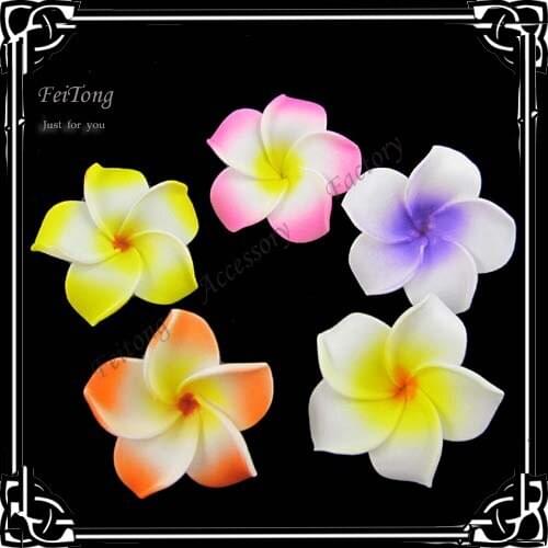 Wholesale - 50PCS/Lot fashional PE eggs floral eggs flower with hair clip