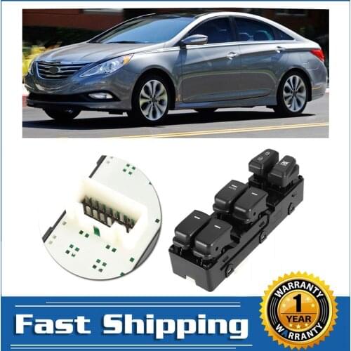 Electric Power Window Master Control Switch Button Console for Hyundai Sonata 93570-3S000RY 93570-3S000 935703S000 F157