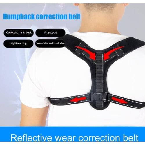 Back Shoulder Posture Strap Invisible Adjustable Adult Kids Corset Spine Support Belt N66